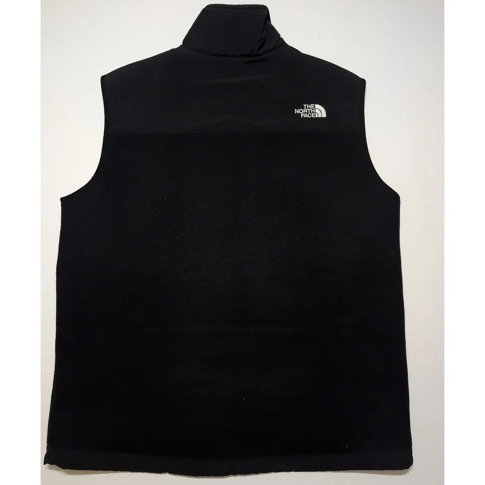 THE NORTH FACE Men's Full Zip Soft Shell Vest Denali Black Medium M